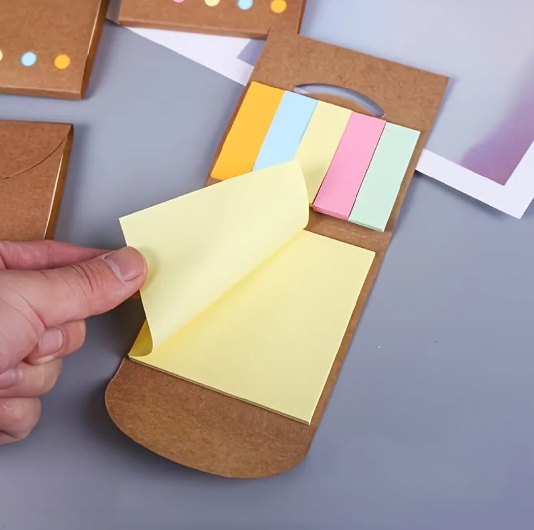 Kraft Paper Sticky Note Book (1- piece)