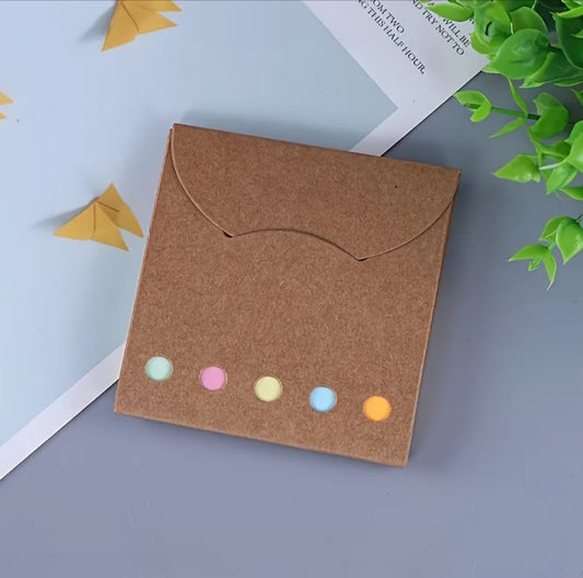 Kraft Paper Sticky Note Book (1- piece)